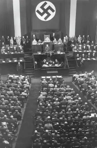 Frick: Willhelm Frick at the opening of the Reichstag