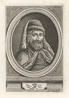 15th Century: William Caxton, English printer, with his printer's mark