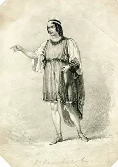 Handkerchief: William Charles Macready