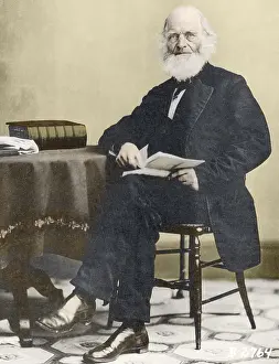 Phot: William Cullen Bryant, American Poet and Editor