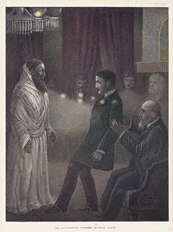 Seance: William Eglinton & figure