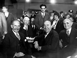 Stockholders: William Fox (center right), founder of the ?