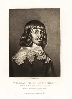Engraved In Mezzotinto: William Hamilton, 2nd Duke of Hamilton