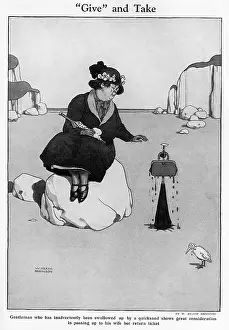 Quicksand: Give and Take by William Heath Robinson