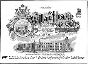 Lostock: William Heaton & Sons. Spinners. Lostock