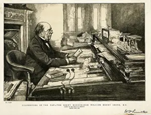 Newsagent: William Henry Smith at his desk