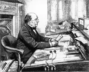 Newsagent: William Henry Smith at his desk