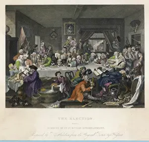 Feasting: William Hogarth's Election 1 of 4