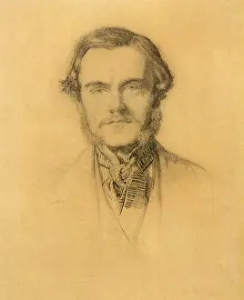 Millais: William Holman Hunt, by J E Millais