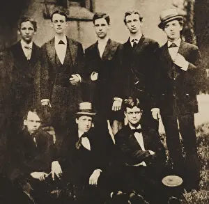 Classmates: William Howard Taft (seated center) and classmates