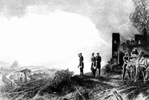 Helmuth: William I, Bismarck and Moltke during the siege of Paris