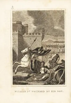 M. A. Jones: WIlliam I unhorsed by his son Robert Curthose