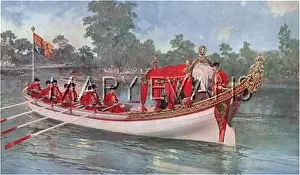 William III State Barge, July 1912