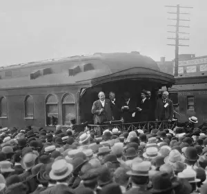 Utica: William Jennings Bryan speaking from his campaign