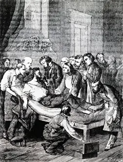Figuier: William Morton demonstrating the safety of ether