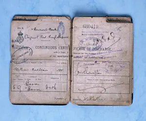 Stoker: William Nutbean, Certificate of Discharge