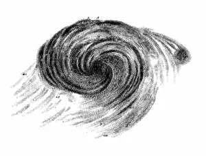 Whirlpool: William Parsons, Whirlpool Galaxy, 1845