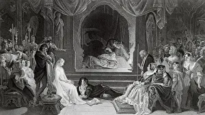 Comedians: William Shakespeare (1564-1616). English writer. Hamlet and