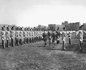 Superintendent: William Smith during the departure parade, 1932