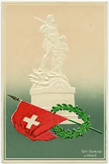 1307: William Tell's Memorial, Altdorf, Lake Lucerne, Switzerland