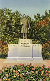 Minnesota: William Worrell Mayo statue, Rochester, Minnesota, USA