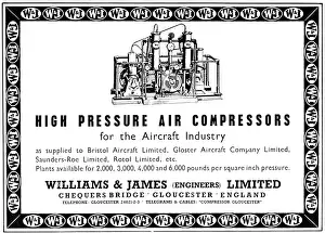 Compressor: Williams & JamesHigh Pressure Air Compressor