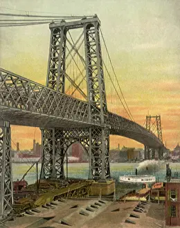 Citys: Williamsburg Bridge. Brooklyn