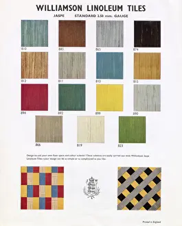 Lino: Williamson Linoleum Tiles leaflet