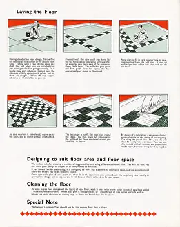 Lino: Williamson Linoleum Tiles leaflet
