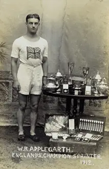 Silverware: Willie Applegarth - English Champion Sprinter
