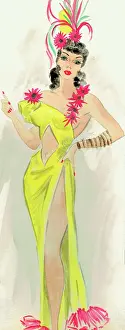 Hostess: Willow - Murray's Cabaret Club costume design
