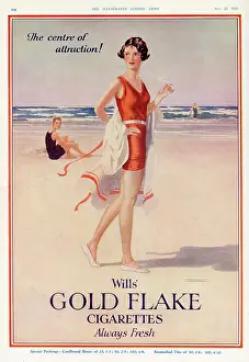 Desired: Wills Gold Flake advert - the centre of attraction