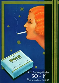 Fags: Will's Star Cigarettes advertisement