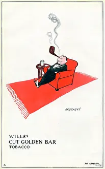 Ecstasy: Wills's tobacco advert by H. M. Bateman