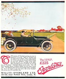 Booming: Willys Overland Advertisement