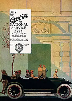 Ferrying: Willys Overland car advertisement, 1917