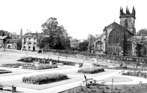 Wilmslow: Wilmslow, Memorial Gardens c1955
