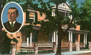 Inset: Wilson's Birthplace. Staunton