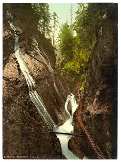 Ramsau: Wimbachklamm in the Ramsau, Upper Bavaria, Germany