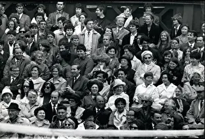 Wimbledon tennis spectators