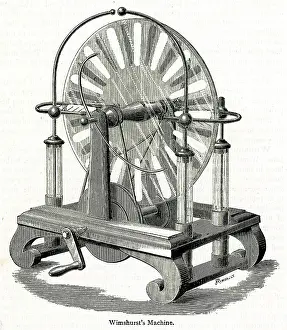 Generators: Wimshurst Electrostatic generator