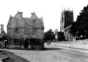 Jacobean: Winchcombe, Jacobean House and Church c1955