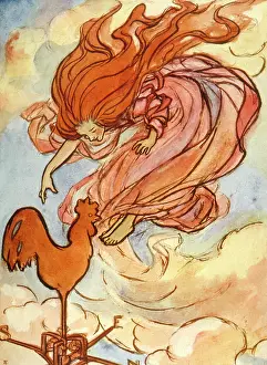 Weathervane: A Wind Elf and a weathercock