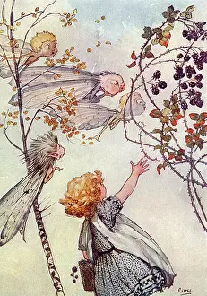 Blackberries: Wind Elves teasing a child