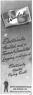 Lagging: Windak Electrically Heated Pipe Lagging 1948