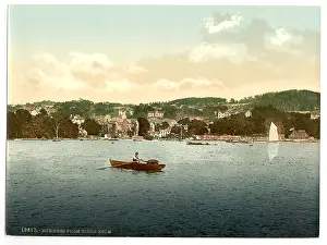 Windermere: Windermere, Bowness, from Birch Holm, Lake District, England