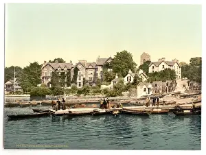 Windermere: Windermere, Bowness, boat landing, Lake District, England
