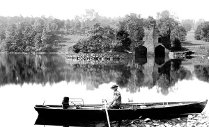 Wray: Windermere, Wray Castle and the Boathouse 1886