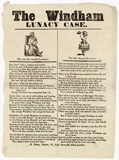 Typography: The Windham Lunacy Case, ballad