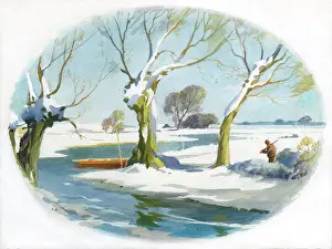 Sherwin: The Winding Stream - snow scene